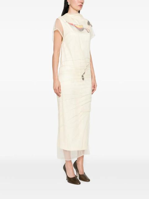 Sportmax floral print dress - Neutrals