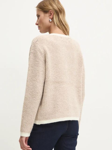 Answear.LAB kardigan damski kolor beżowy