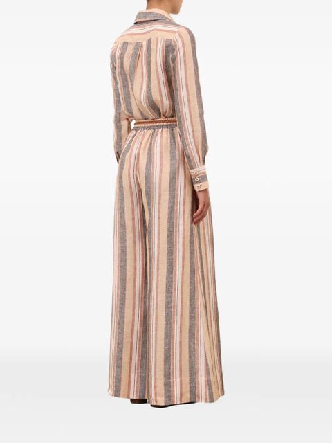 ZIMMERMANN Wanderlust striped trousers - Neutrals