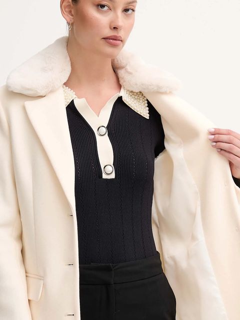 Gaudi płaszcz kolor beżowy 521BD35019