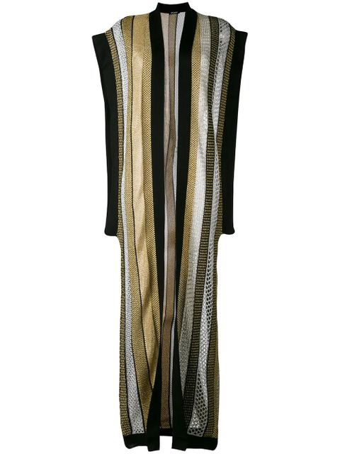 Balmain drop hole duster cradigan - Black - zdjęcie produktu nr 1