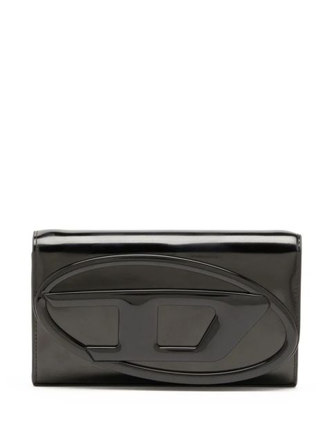 Diesel 1Dr leather wallet-on-chain - Black - zdjęcie produktu nr 1