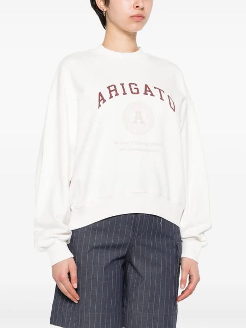 Axel Arigato Arigato University organic-cotton sweatshirt - Neutrals