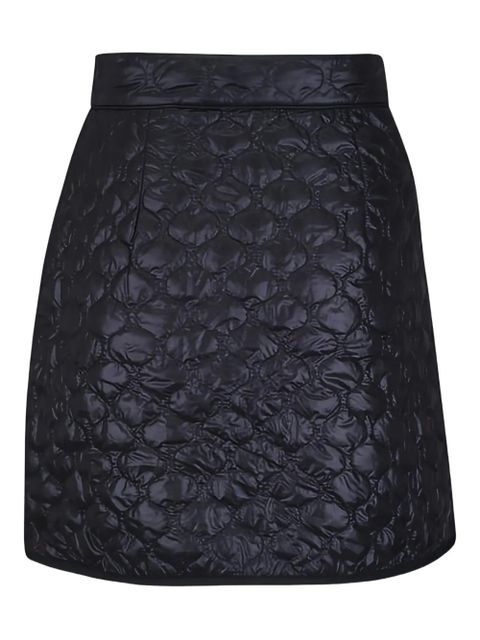 Moncler quilted mini skirt - Black