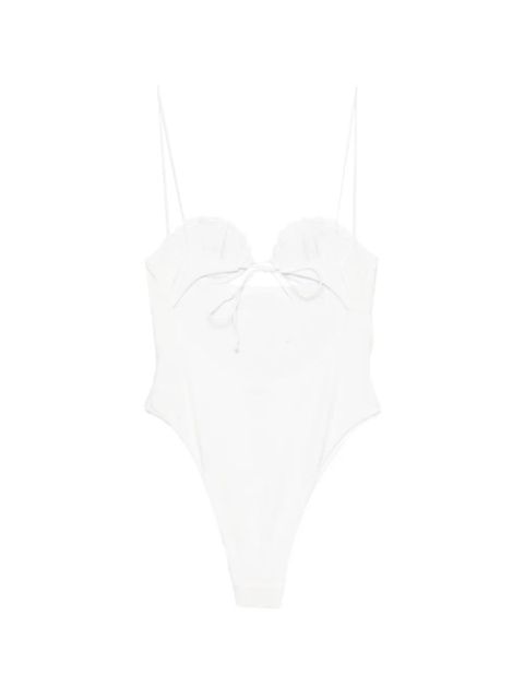 Oséree bridal shell swimsuit - White - zdjęcie produktu nr 2