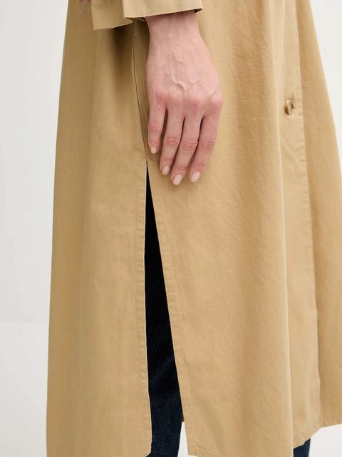 Hoss Intropia trencz bawełniany kolor zielony 5452468