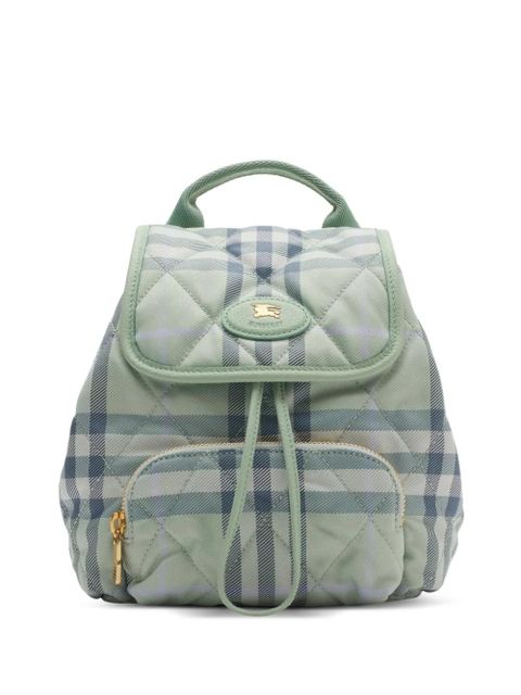 Burberry mini Horseshoe quillted backpack - Green - zdjęcie produktu nr 1