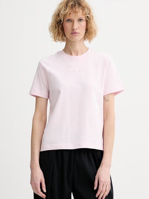 Calvin Klein T-shirt damski bawełniany - zdjęcie produktu nr 1