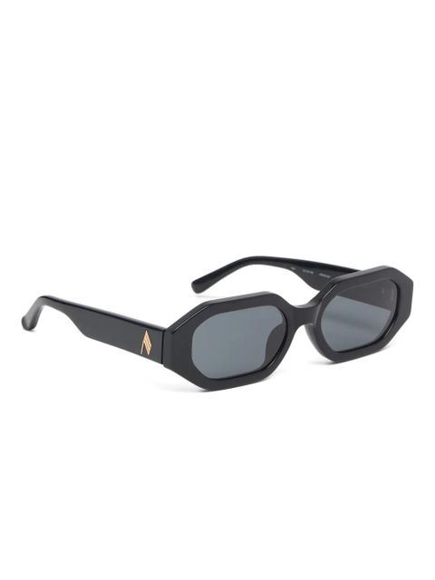 The Attico x Linda Farrow geometric sunglasses - Black - zdjęcie produktu nr 1