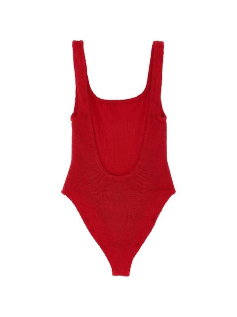 Hunza G square-neck crinkle swimsuit - Red - zdjęcie produktu nr 2