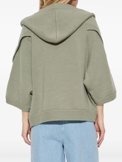 Max Mara hooded cardigan - Green