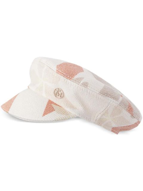 Maison Michel Peneloppe baker boy hat - White - zdjęcie produktu nr 1
