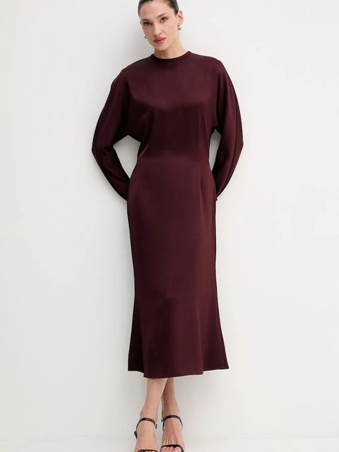 Filippa K sukienka midi prosta 31947