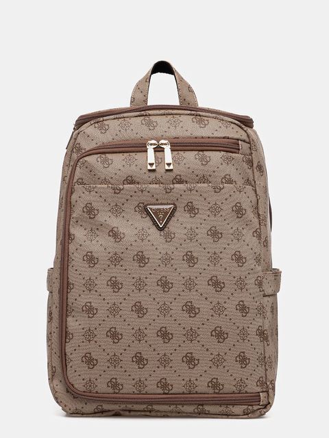 Guess plecak SILIA damski kolor beżowy duży wzorzysty TWGP98 90033 - zdjęcie produktu nr 1