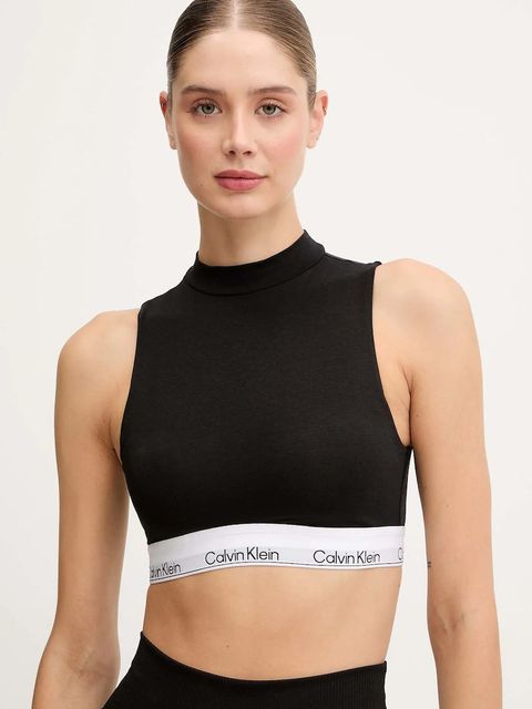 Calvin Klein Underwear top kolor czarny z półgolfem LV00QF8383 - zdjęcie produktu nr 1