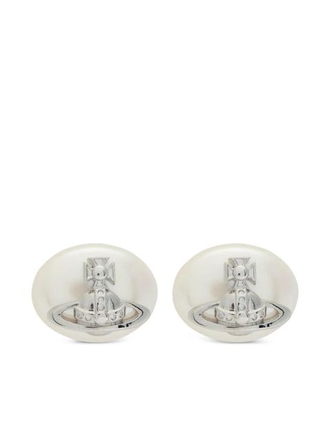 Vivienne Westwood orb pearl earrings - Silver - zdjęcie produktu nr 1