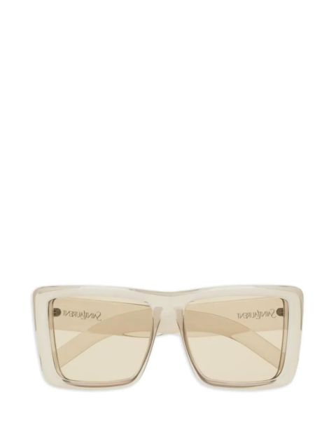Saint Laurent square-frame sunglasses - Neutrals - zdjęcie produktu nr 1