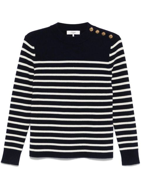 Chloé striped sweater - Blue - zdjęcie produktu nr 1
