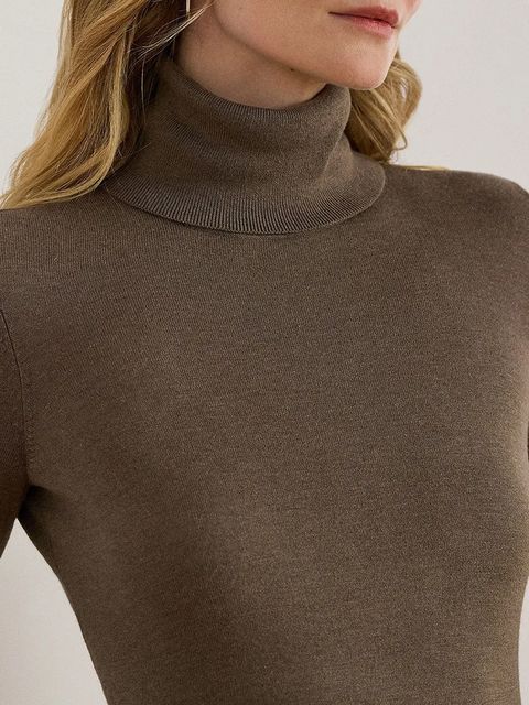 Lauren Ralph Lauren sweter z domieszką jedwabiu