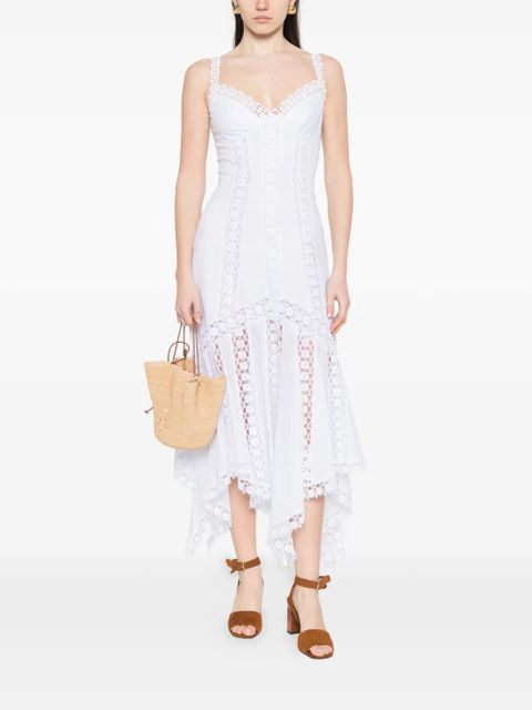 Charo Ruiz Ibiza Blossel asymmetric-hem midi dress - White - zdjęcie produktu nr 2