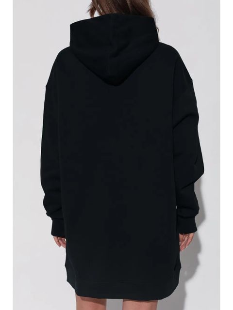 Diesel D-Boxt cotton hoodie dress - Black