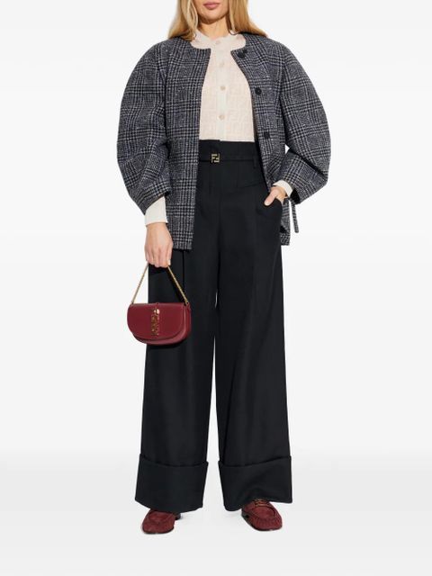 FENDI poudre wool trousers - Black - zdjęcie produktu nr 2