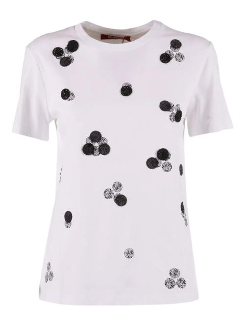 Max Mara Umano beaded T-shirt - White - zdjęcie produktu nr 1
