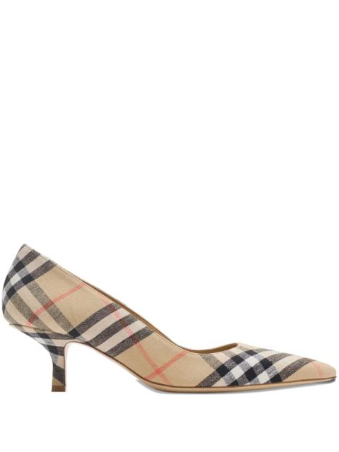 Burberry 55mm Check Dame pumps - Neutrals - zdjęcie produktu nr 1