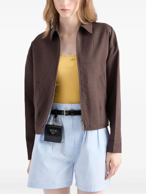 Prada Kid bomber jacket - Brown