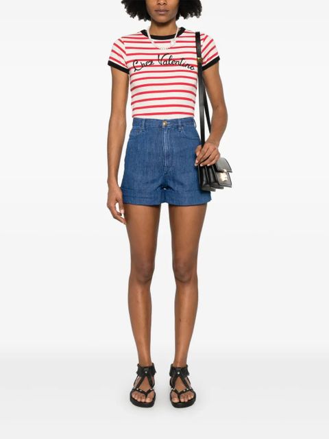 Valentino Garavani lightweight denim shorts - Blue