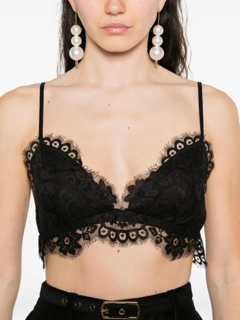 ZIMMERMANN Teddy lace-trimmed bralette - Black