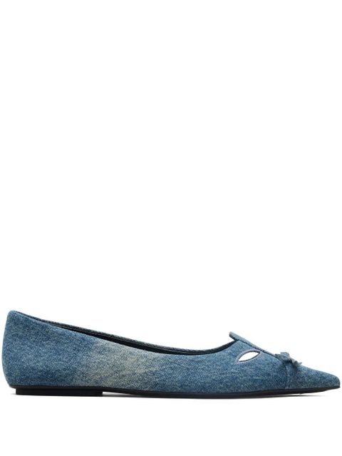 Marc Jacobs The Denim Kat ballerina flats - Blue - zdjęcie produktu nr 1