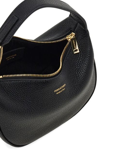 Ferragamo mini leather tote bag - Black