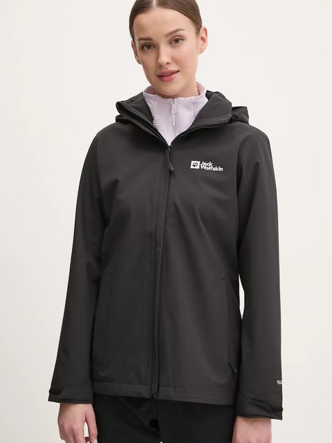 Jack Wolfskin kurtka outdoorowa Trailtime 2L kolor czarny A63902 - zdjęcie produktu nr 1