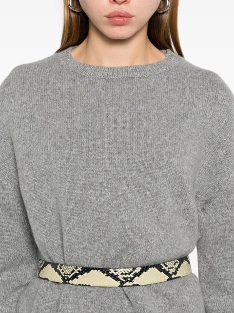 KHAITE ribbed-knit sweater - Grey - zdjęcie produktu nr 2