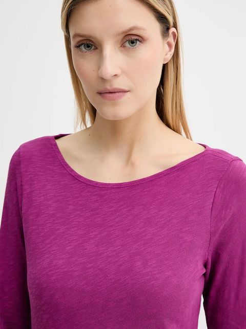 Marc O'Polo longsleeve bawełniany kolor różowy 506226152199