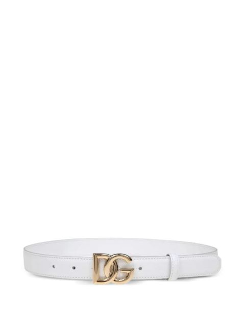 Dolce & Gabbana logo-buckle belt - White - zdjęcie produktu nr 1