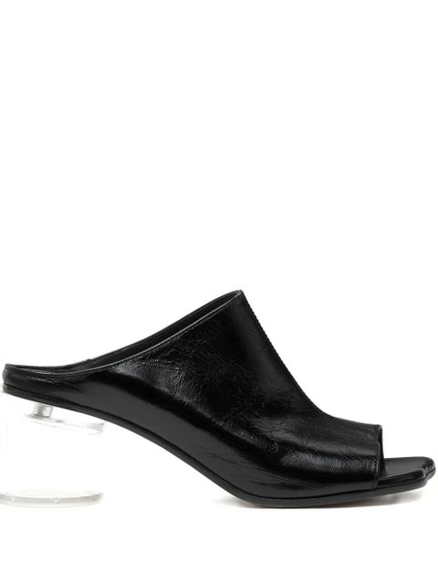 MM6 Maison Margiela open-toe block-heel sandals - Black - zdjęcie produktu nr 1