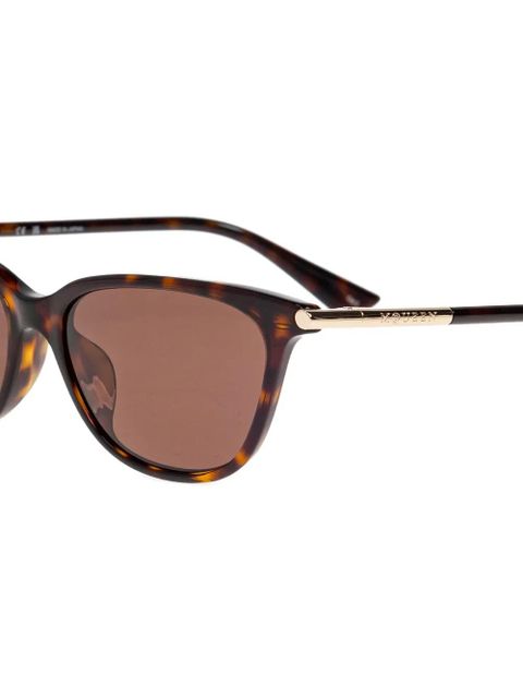 Alexander McQueen tortoiseshell cat-eye sunglasses - Brown