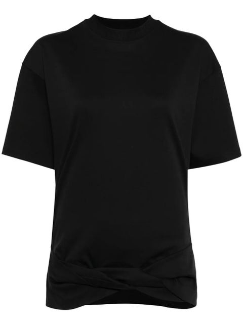 Off-White Arrows-embroidery cotton T-shirt - Black - zdjęcie produktu nr 1