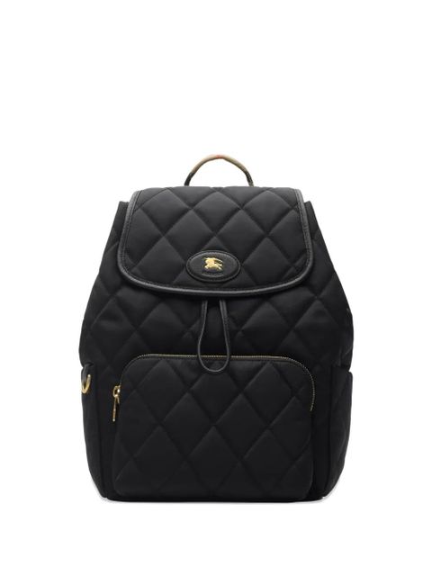 Burberry quilted leather-trimmed backpack - Black - zdjęcie produktu nr 1