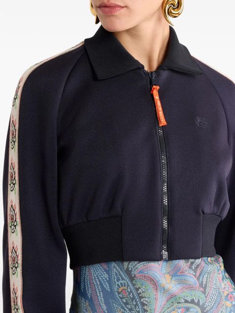ETRO zip-fastening sweatshirt - Blue