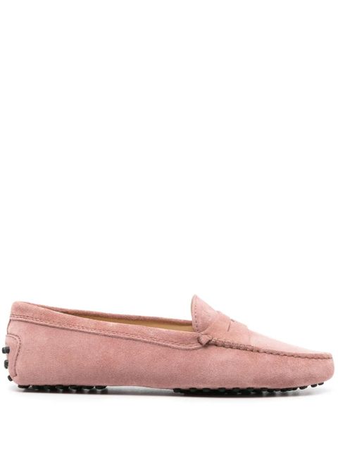 Tod's Gommino Driving suede penny loafers - Pink - zdjęcie produktu nr 1