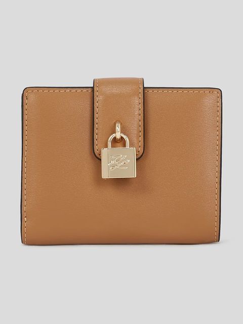 Karl Lagerfeld portfel K/AUTOGRAPH damski kolor brązowy A3W32039 - zdjęcie produktu nr 1