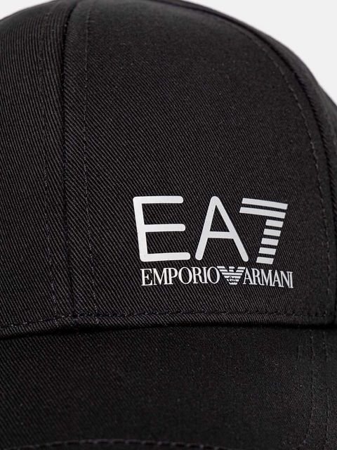 EA7 Emporio Armani czapka z daszkiem bawełniana - zdjęcie produktu nr 1