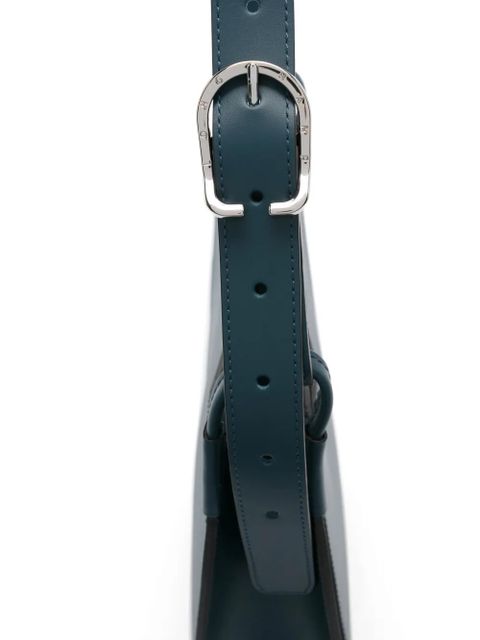 Longchamp small Le Foulonné leather shoulder bag - Blue