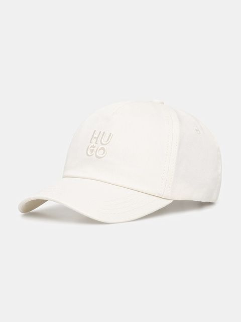 HUGO czapka z daszkiem damska bawełniana Asya - zdjęcie produktu nr 1