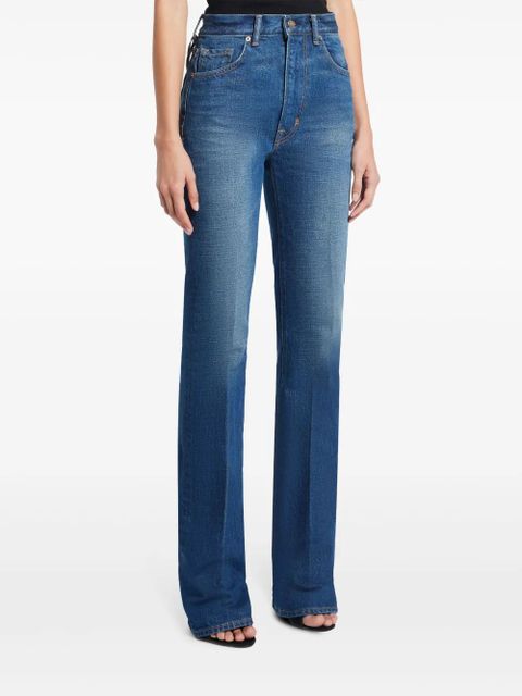 TOM FORD stonewashed flared jeans - Blue - zdjęcie produktu nr 2