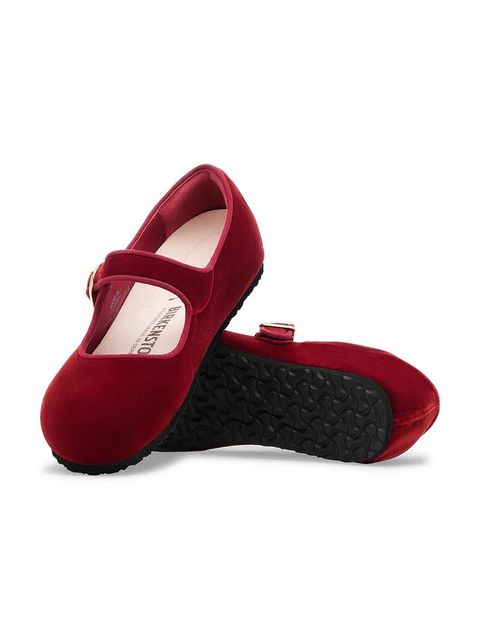 Birkenstock baleriny Santa Clarita kolor czerwony 1030732