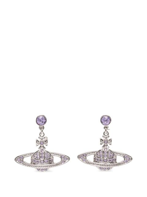 Vivienne Westwood Mini Bas Relief drop earrings - Silver - zdjęcie produktu nr 1